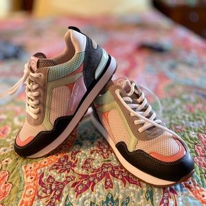 Michael Kors multi colored sneakers. Size 8